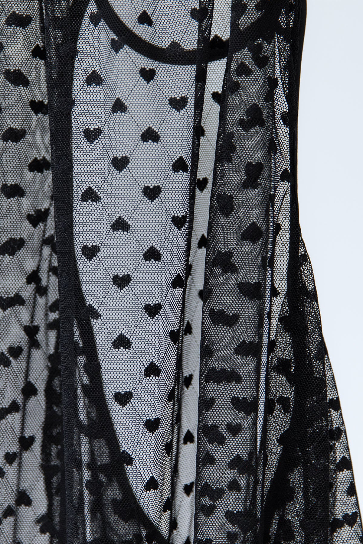 Delta 5612	Mini Dress Black Hearts - Image 8