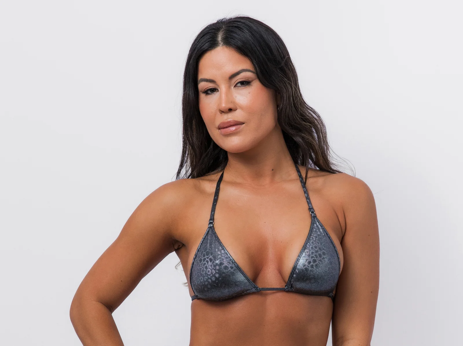 Opaline 312 Tri Top Bikini Black - Image 4