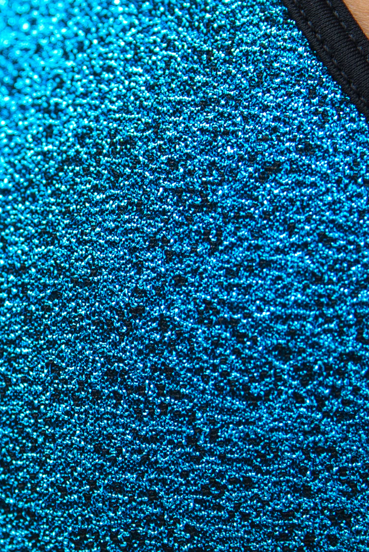Thunder Icon 456	Micro Bikini Bottom Electric Blue Shimmer - Image 6